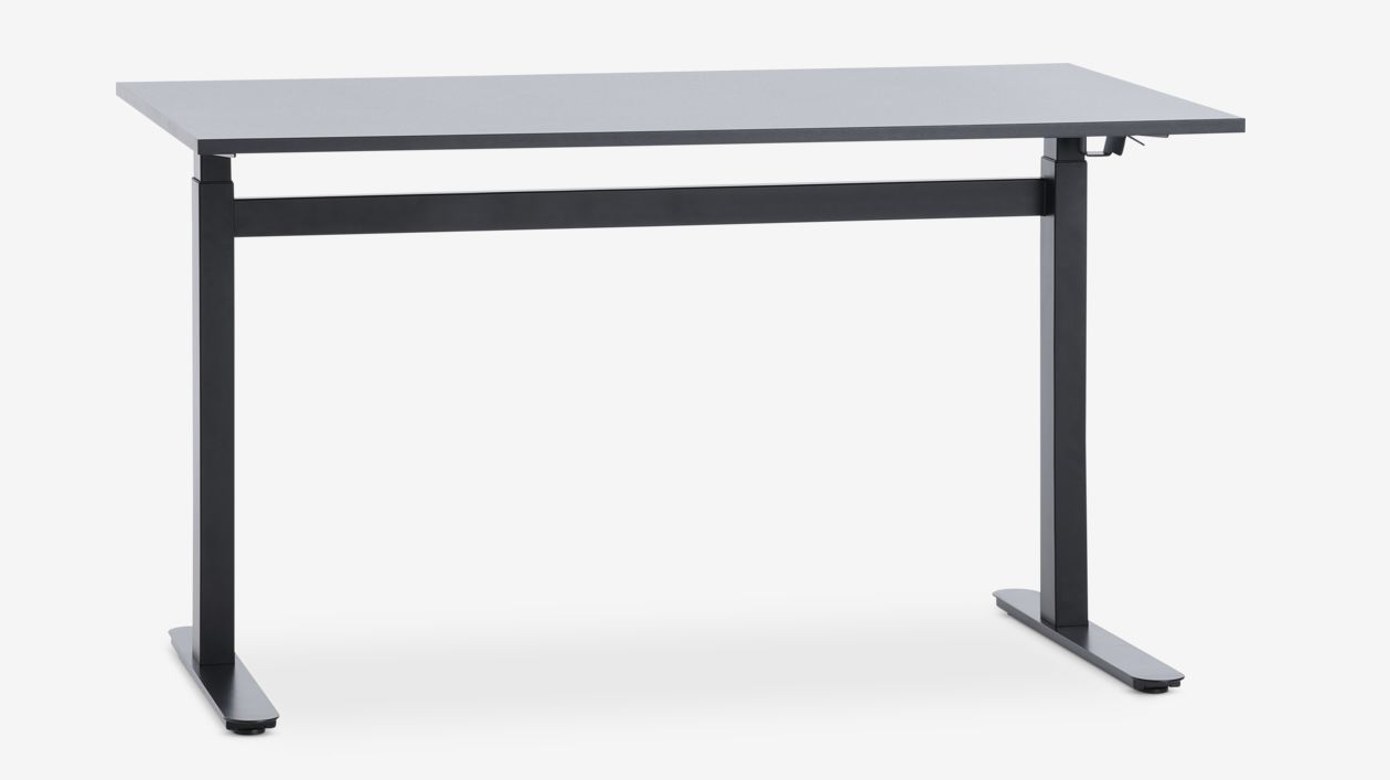 Höj-/sänk Skrivbord LUNDTOFT med Gaslift – Stilrent och Ergonomiskt Arbetsbord