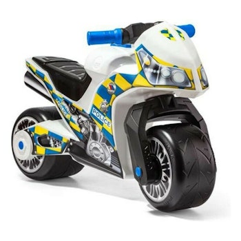 Trehjuling Moltó Motorcykel Polis – 73 cm – För En Spännande Polisutryckning