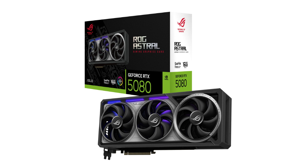 ASUS ROG ASTRAL GeForce RTX 5080 16GB – Banbrytande Grafik och Överlägsen Design