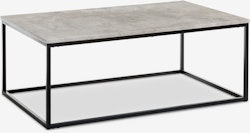 Soffbord DOKKEDAL 75×115 cm – Betongfärgat med Industriell Stil