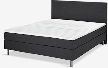 Kontinentalsäng TYSSA PC60 160x200 cm – Svart Elegans och Komfort