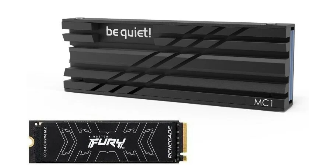 Kingston Fury Renegade M.2 2TB + be quiet! MC1 heatsink – Ultrafast NVMe-prestanda med Optimal Kylning