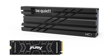 Kingston Fury Renegade M.2 2TB + be quiet! MC1 heatsink – Ultrafast NVMe-prestanda med Optimal Kylning