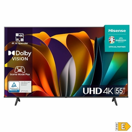 Smart TV Hisense 55A6N – 55" 4K Ultra HD LED HDR för En Uppslukande Visuell Upplevelse