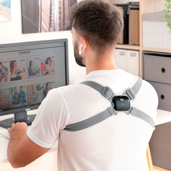 Smart Hållningsväst Viback InnovaGoods – Uppladdningsbar Väst med Vibrationer för Förbättrad Hållning