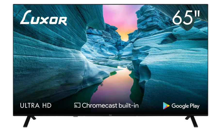 Luxor 65" LX6540UHD Flat TV – Imponerande 4K UHD-upplevelse i en Elegant och Tunn Design