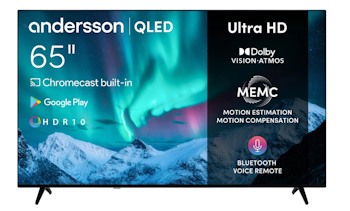 Andersson 65 "QLED6550UHD – Skarp 4K UHD QLED Smart TV med Fantastisk Bildkvalitet