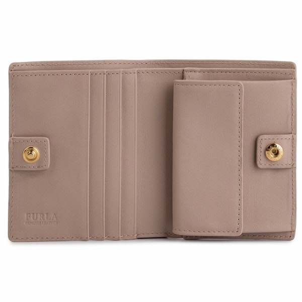Furla Metropolis PCW1023-GR-DR – Beige Mini Crossbody 11×9×2 cm