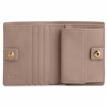Furla Metropolis PCW1023-GR-DR – Beige Mini Crossbody 11×9×2 cm
