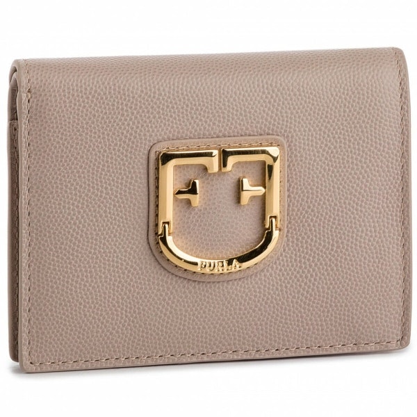 Furla Metropolis PCW1023-GR-DR – Beige Mini Crossbody 11×9×2 cm