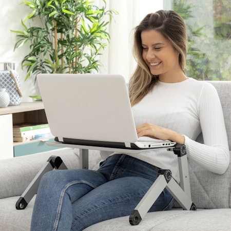 Omnible InnovaGoods Justerbart Laptop-bord – Flera Höjd- & Vinkelpositioner för Ergonomisk Arbetsplats