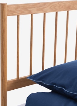 STUBBERUP Sängram 180×200 cm – Ekfärgad & Solid Träram för Tidlös Stil