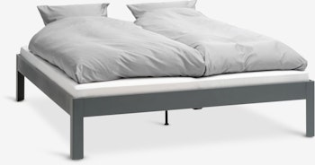 KILDEN Sängram 180×200 cm – Mörkgrå & Modern Stil med Robust Metallram