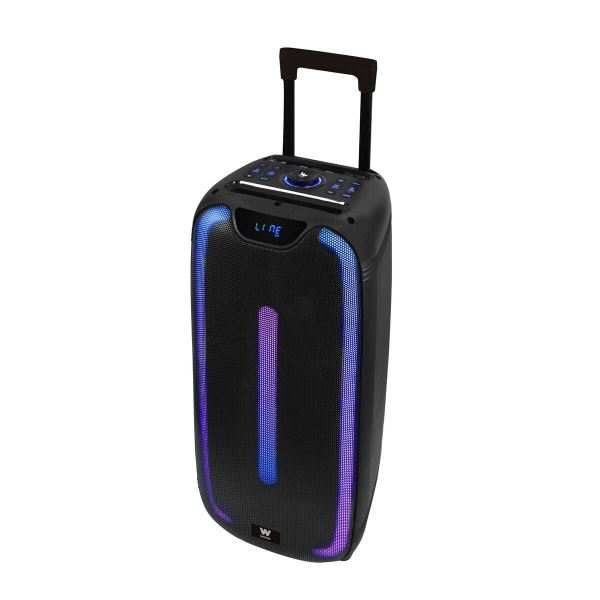 Woxter Rock’n’Roller ST – 100 W Portabel Bluetooth-högtalare med Mikrofon, LED & 5 h Batteri