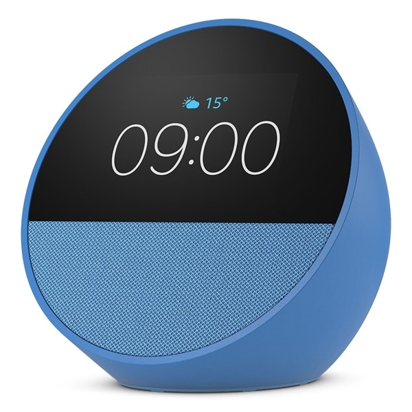 Amazon Echo Spot B0C2RSJHS6 – Portabel Blå Smart Högtalare med 2,8″ Pekskärm & Alexa