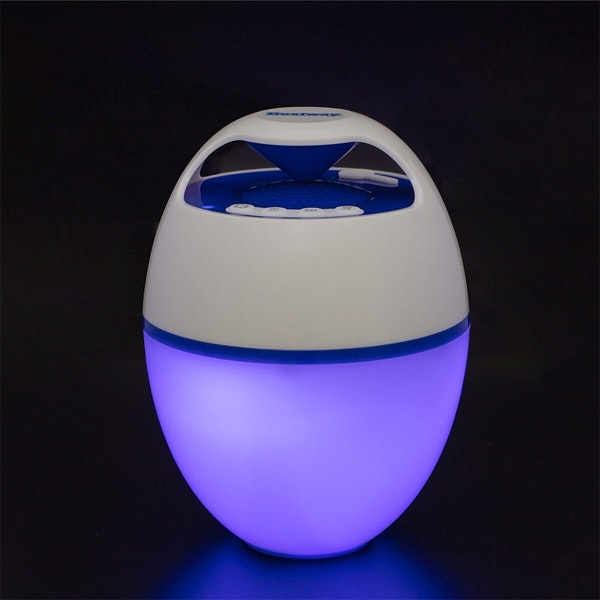 Bestway Flytande Bluetooth-högtalare 58700 – LED-ljus, IP67 & 6W för Pool, Strand & Trädgård