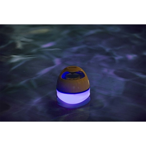 Bestway Flytande Bluetooth-högtalare 58700 – LED-ljus, IP67 & 6W för Pool, Strand & Trädgård