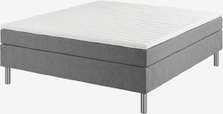 VERMA BC5 Kontinentalsäng 160×200 cm – Grå-23 MF, Lyxig Komfort & Stilren Design