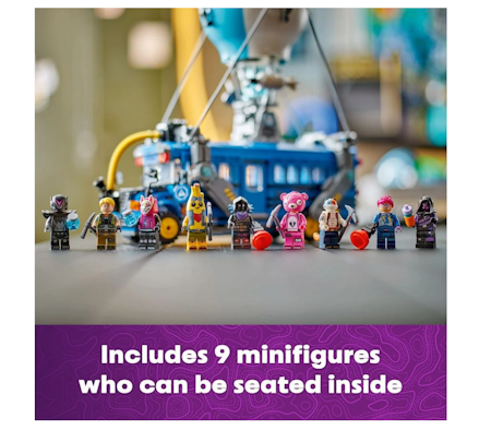 LEGO® Fortnite Battle Bus 77073 – 954 delar & 9 minifigurer för ultimata äventyr