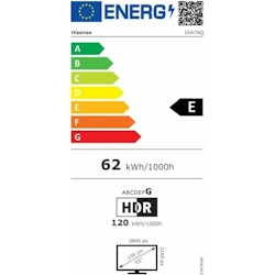 Hisense 55A7NQ 55″ QLED 4K Ultra HD Smart-TV – Biokvalitet & AI-Smart i Grå/Svart