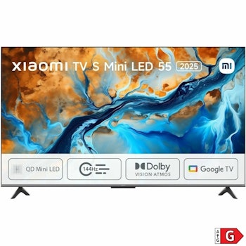 Xiaomi S 2025 – 55″ QLED 4K Ultra HD Smart-TV med 144 Hz, Google TV & Dolby Atmos