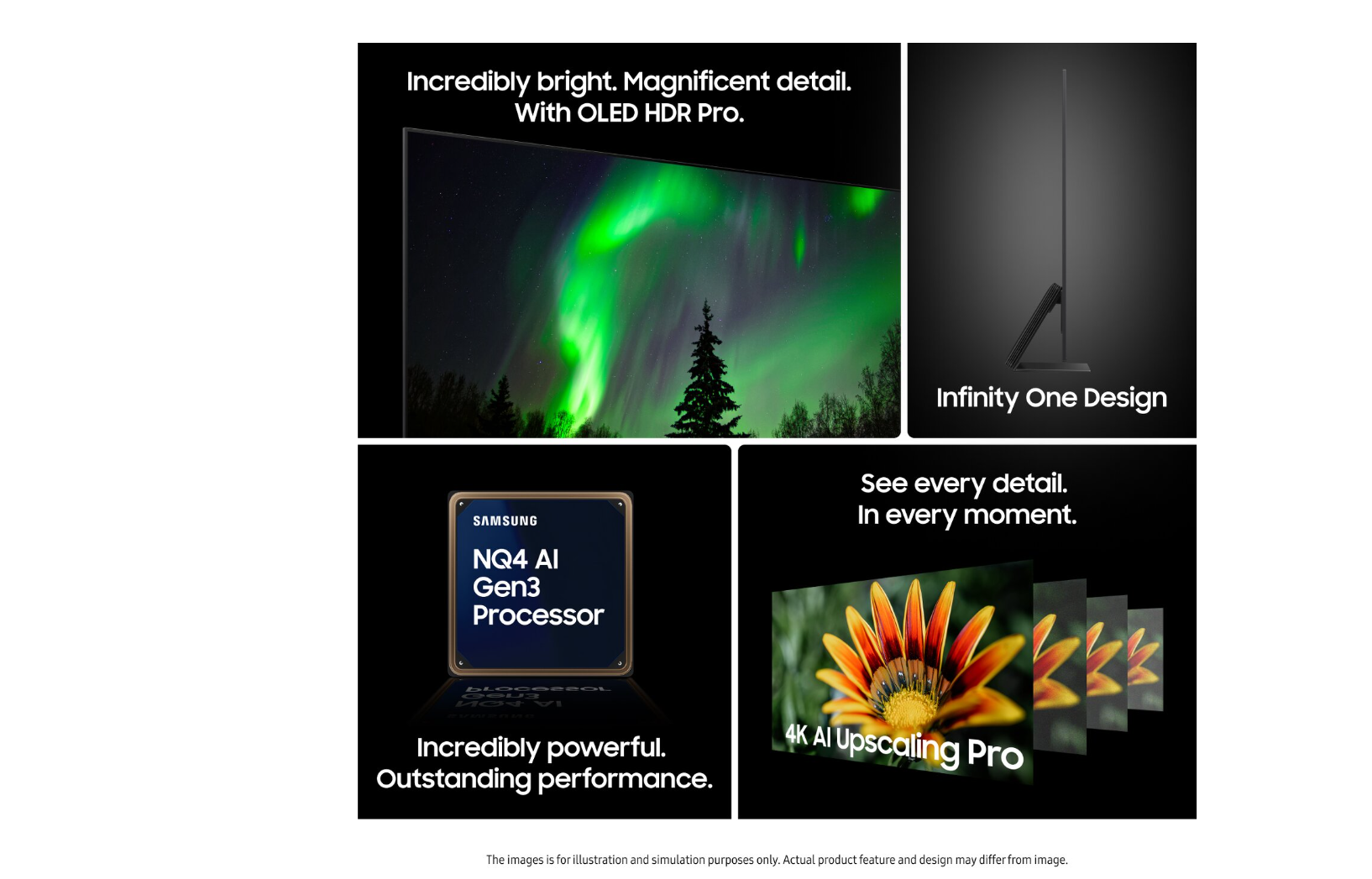 Samsung S95F QD-OLED 55″ & 65″ – 4K UHD OLED Smart-TV med 165 Hz & HDR10+