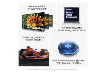 Samsung QN80FAU – 65″ 4K Neo QLED Smart-TV med 144 Hz & HDR10+