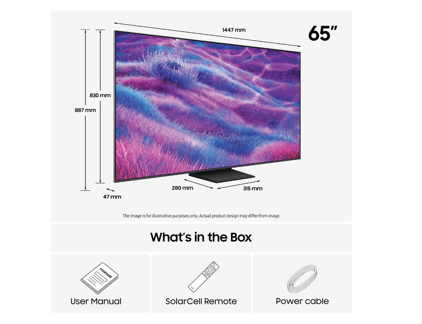 Samsung QN80FAU – 65″ 4K Neo QLED Smart-TV med 144 Hz & HDR10+