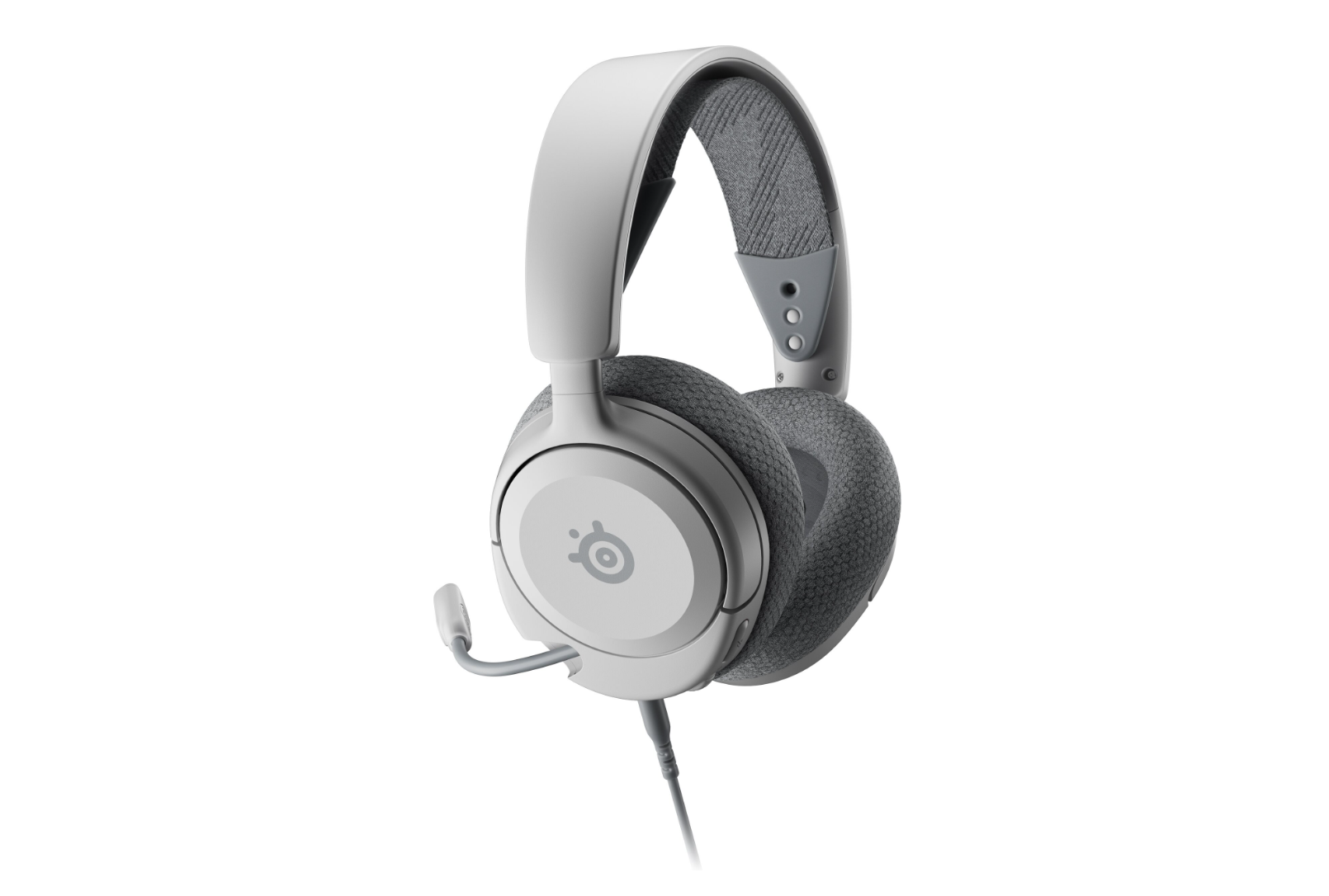 SteelSeries Arctis Nova 1 – Vit Multiformats Gaming-headset med Kristallklart Ljud