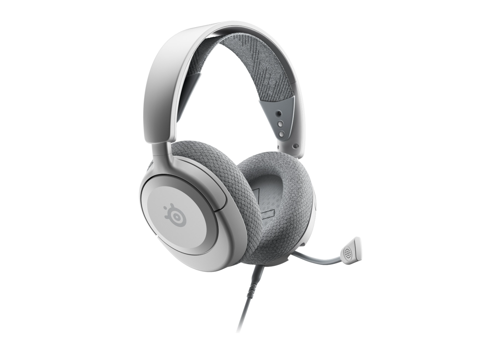 SteelSeries Arctis Nova 1 – Vit Multiformats Gaming-headset med Kristallklart Ljud