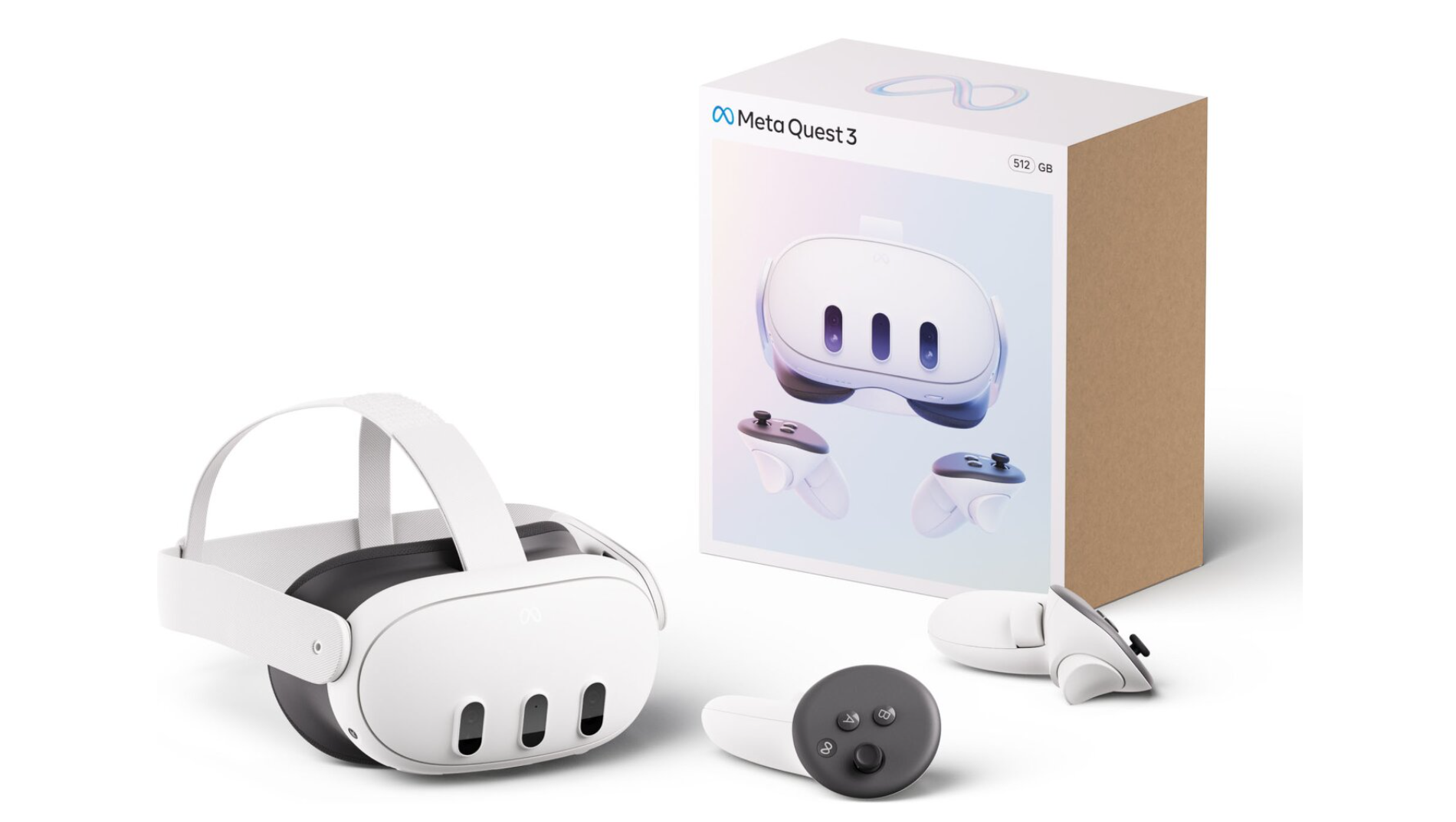 Meta Quest 3 512 GB – Kraftfull VR-upplevelse med Stort Lagringsutrymme