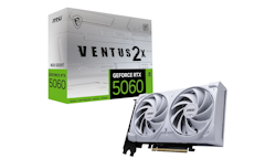 MSI GeForce RTX 5060 8G VENTUS 2X OC WHITE – Vit Dual‑Fan GPU med Ada Lovelace & 8 GB GDDR6