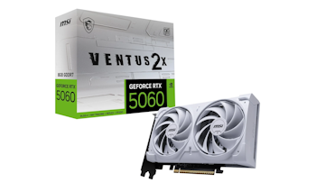 MSI GeForce RTX 5060 8G VENTUS 2X OC WHITE – Vit Dual‑Fan GPU med Ada Lovelace & 8 GB GDDR6