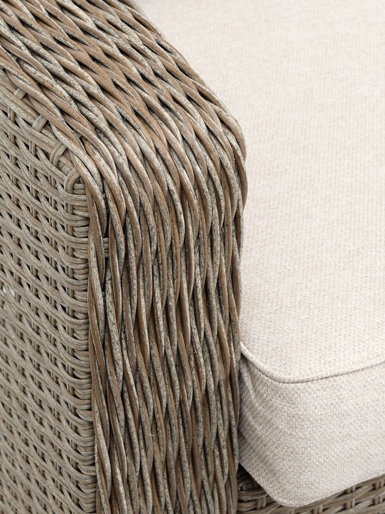 STAVERN Loungeset 5-sits – Naturlig Rotlook för Trädgård & Uteplats