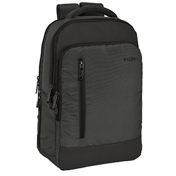 Safta Business Ryggsäck – För Laptop & Surfplatta upp till 15,6" – USB-uttag – Grå