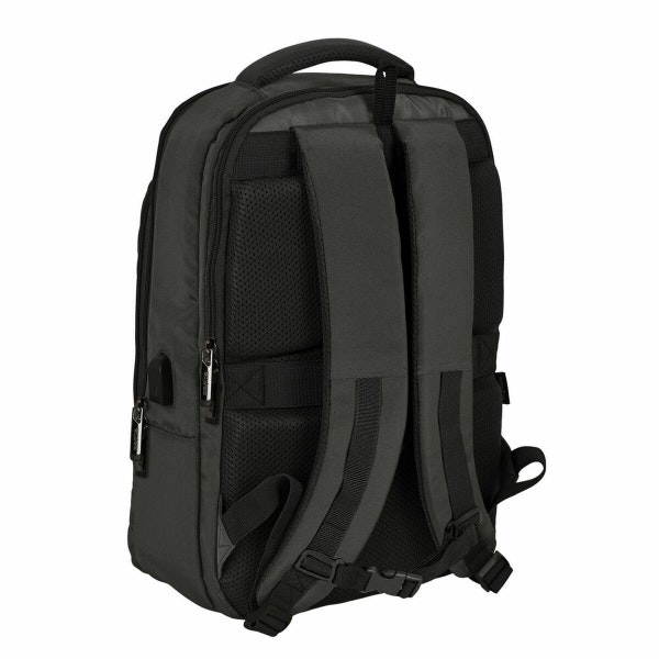 Safta Business Ryggsäck – För Laptop & Surfplatta upp till 15,6" – USB-uttag – Grå