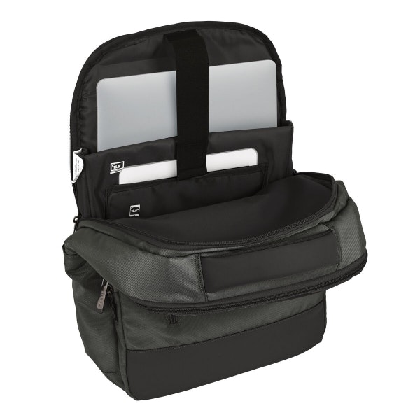 Safta Business Ryggsäck – För Laptop & Surfplatta upp till 15,6" – USB-uttag – Grå