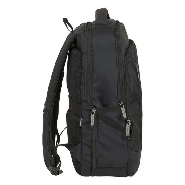 Safta Business Ryggsäck – Svart Laptop- & Surfplatteväska med USB-uttag (15,6")
