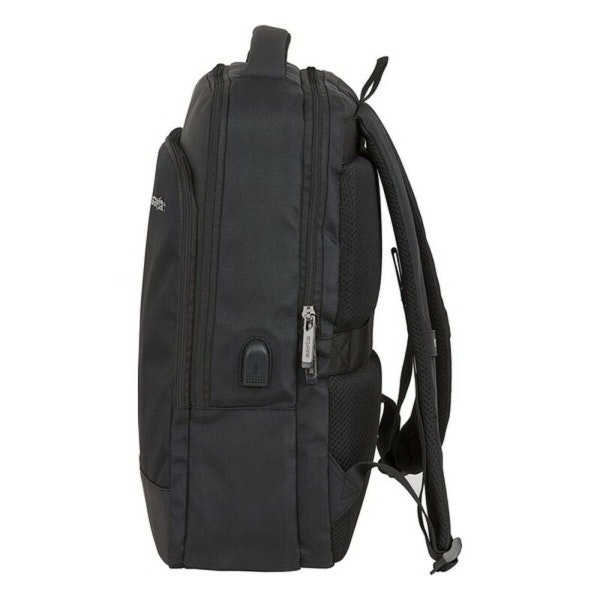Safta Business Ryggsäck – Svart Laptop- & Surfplatteväska med USB-uttag (15,6")