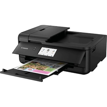 Canon PIXMA TS9550a – Trådlös Multifunktionsskrivare A3 med Färg, Wi-Fi & Dubbelsidig Utskrift – Svart