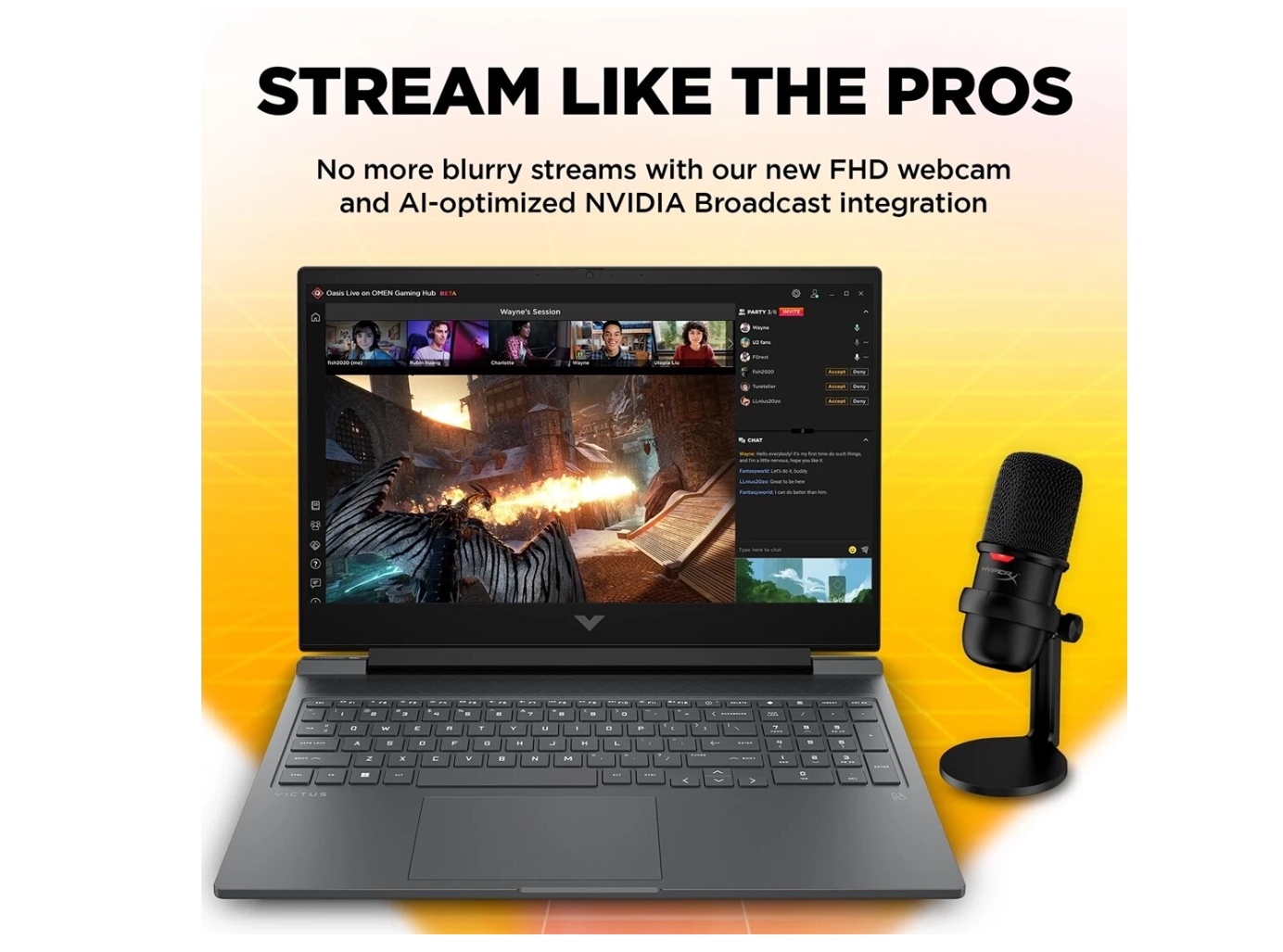 HP VICTUS 16-s1011no – 16.1" Gaming Laptop / Ryzen 7 / RTX 4070 / 16 GB RAM / 1 TB SSD / 144 Hz