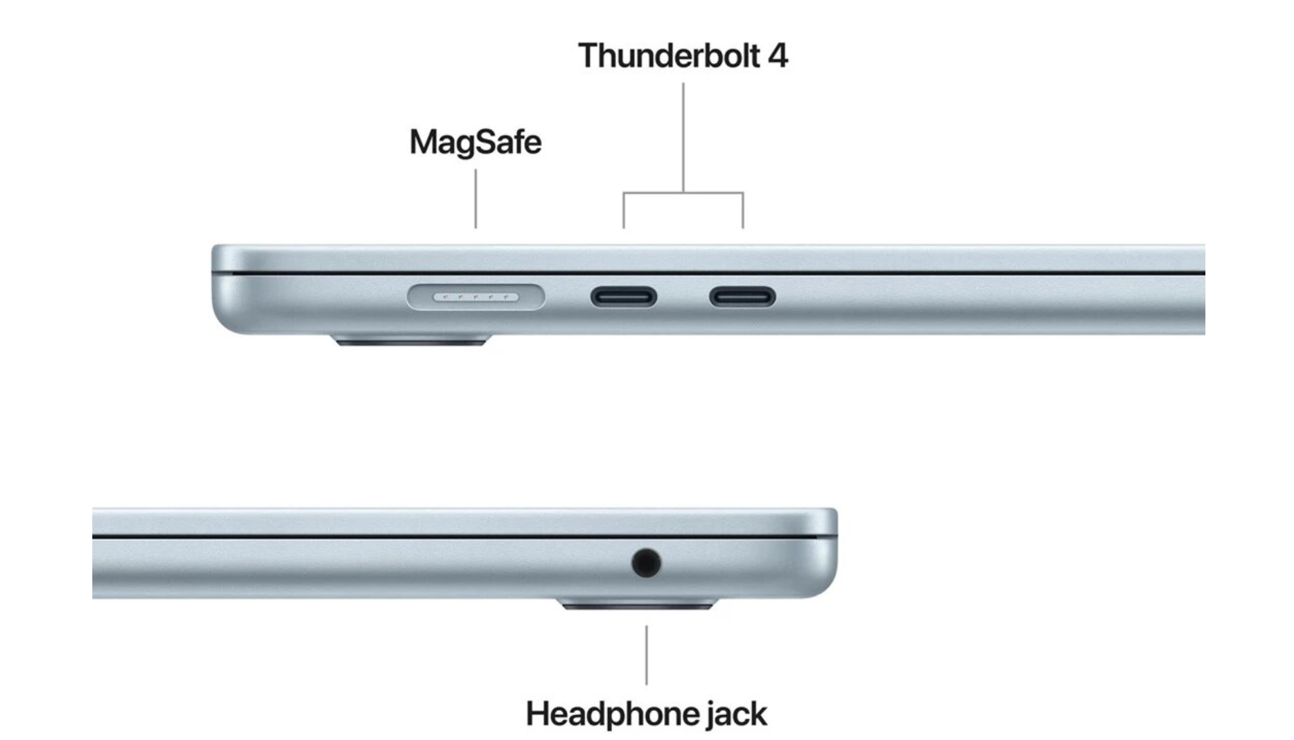Apple MacBook Air 15" M4 / 256GB / 16GB RAM / 10-kärnor / Himmelsblå