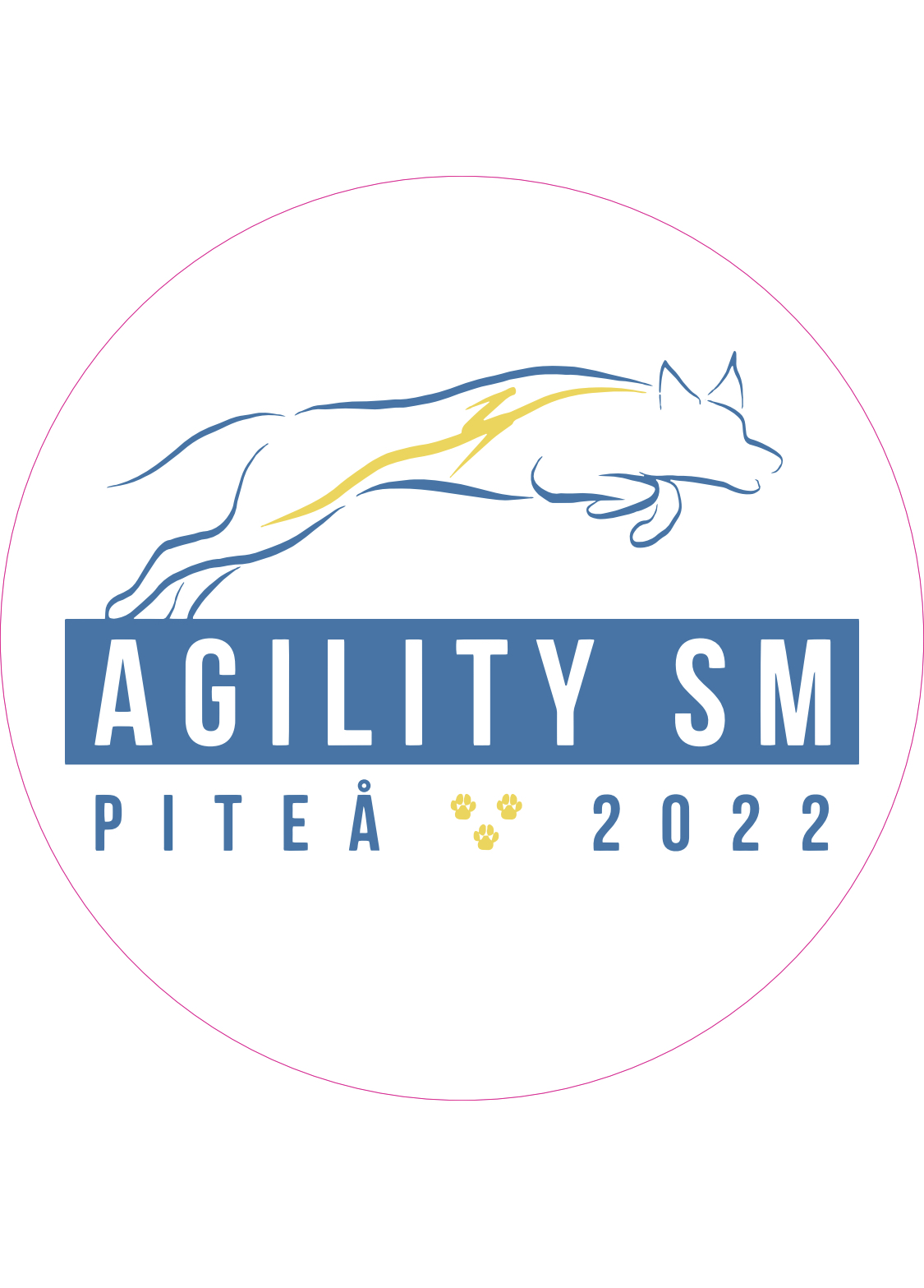 Klistermärke, 1st • Agility SM 2022 Piteå