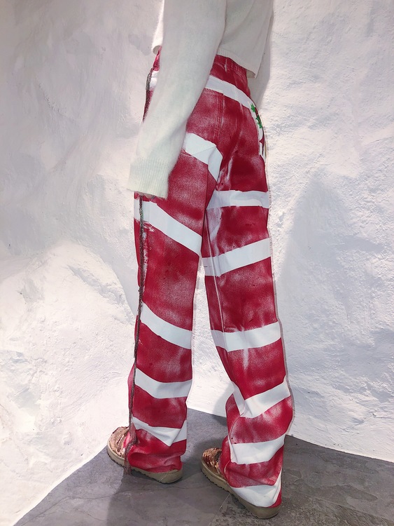 Candy Cane Mess Jeans