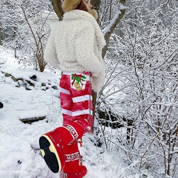 Candy Cane Mess Jeans