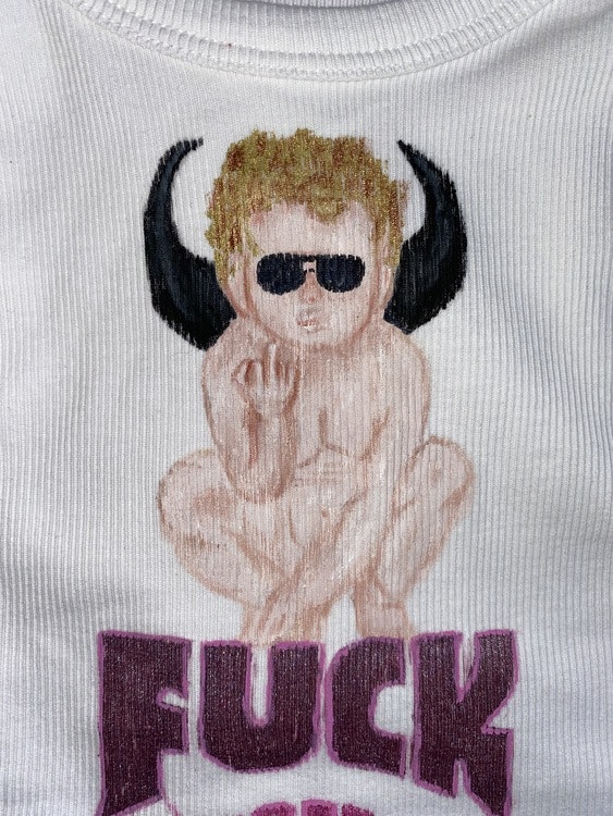 Little Bad Cherub Tank Top