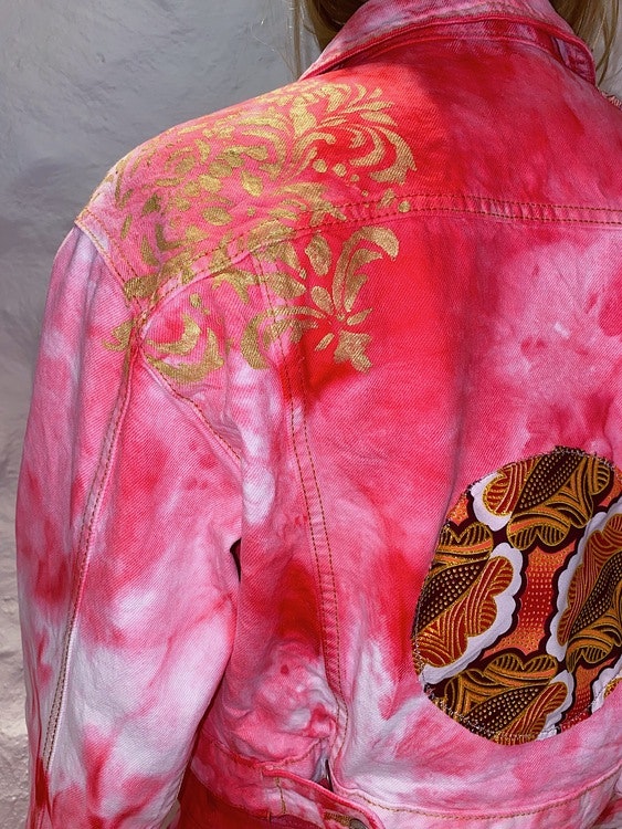 Extravagant Pink Denim Jacket