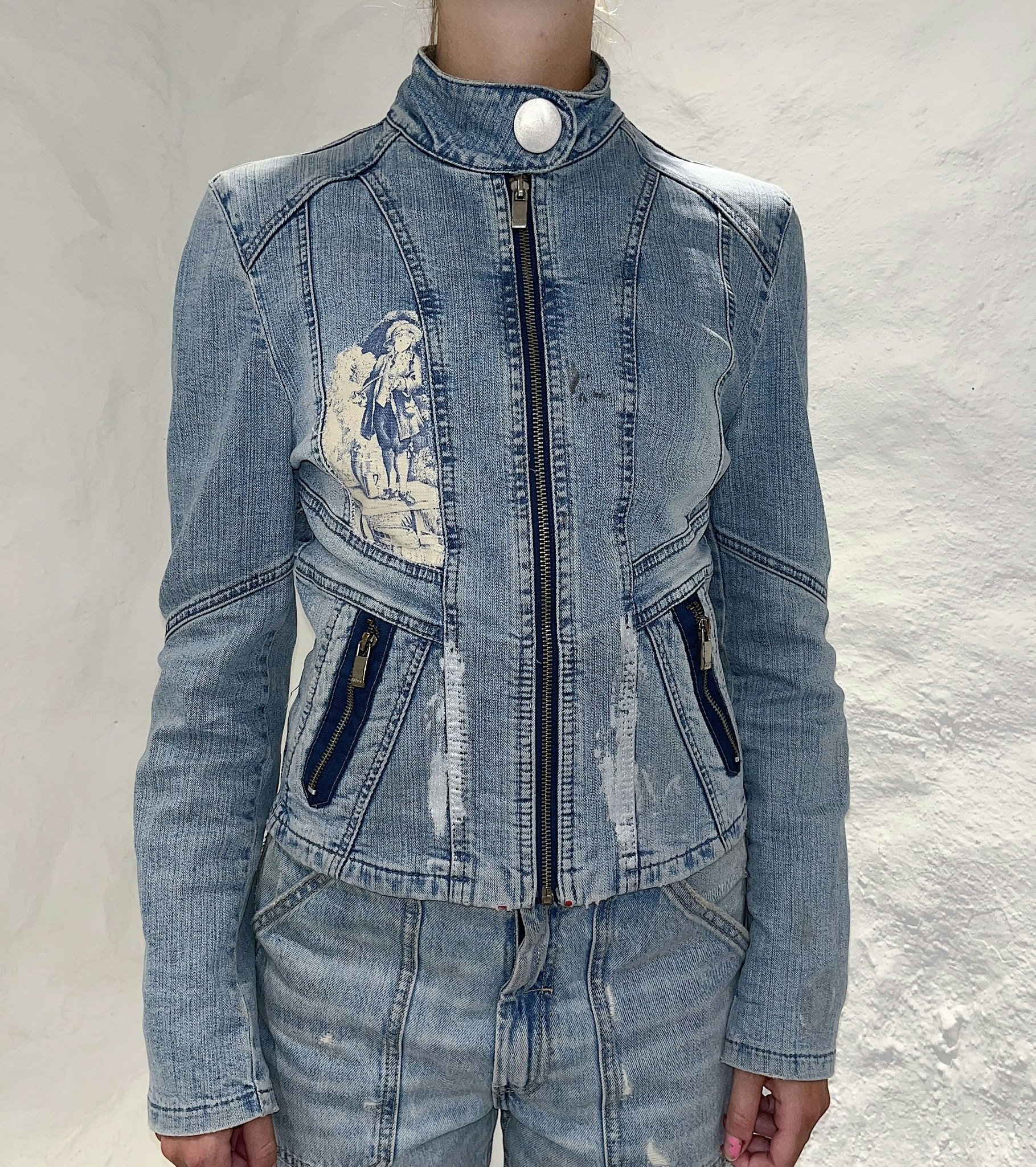 Raveing Ancestors Denim jacket