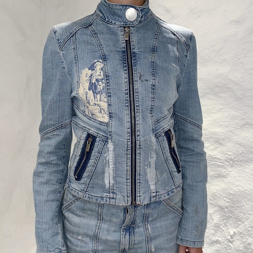 Raveing Ancestors Denim jacket