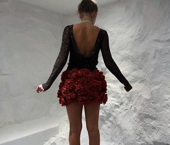 Spending Real Money on Fake Flowers Skirt